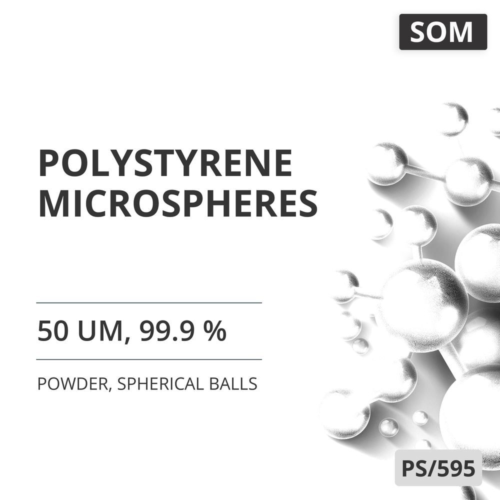 Polystyrene Microspheres, 50 um, 99.9 %, Spherical Balls (PS/595)