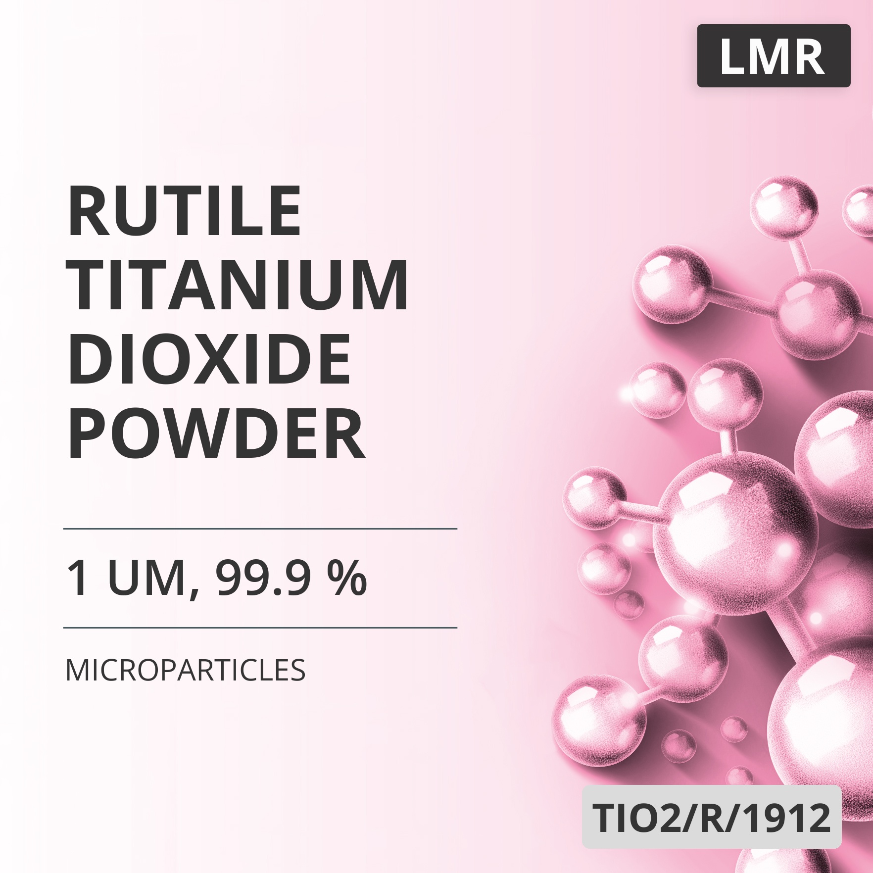 Rutile Titanium Dioxide Powder, 1 um, 99.9 % (TIO2/R/1912)