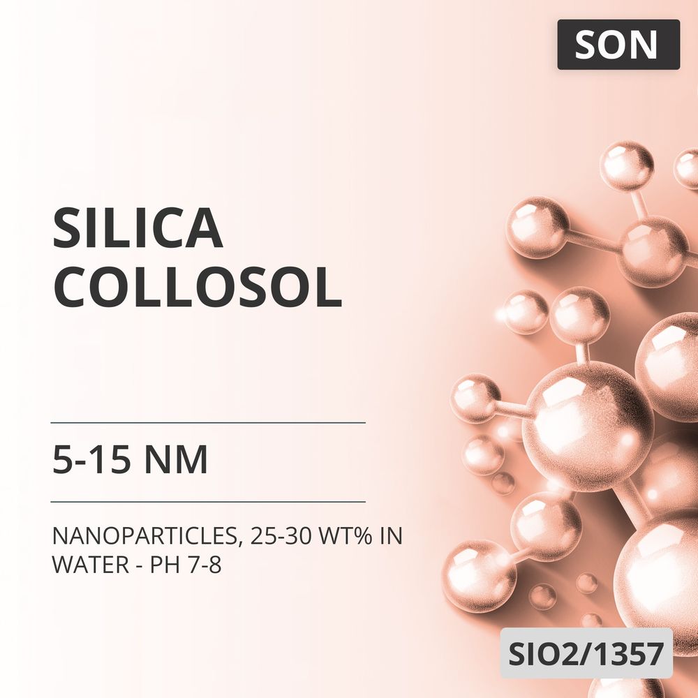 Silica Collosol, 5-15 nm, 25-30 wt% in Water - pH 7-8 (SIO2/1357)