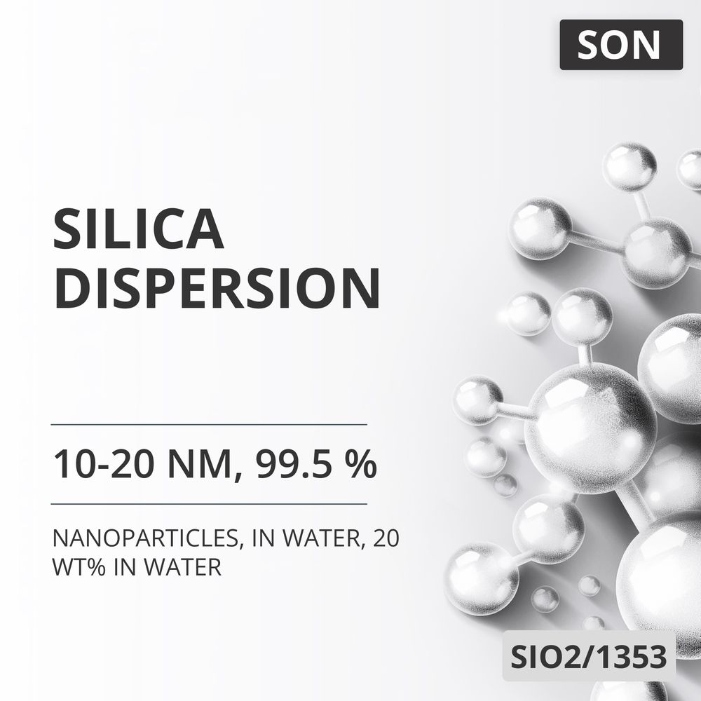 Silica Dispersion, 10-20 nm, 99.5 %, in Water, 20 wt% in Water (SIO2/1353)