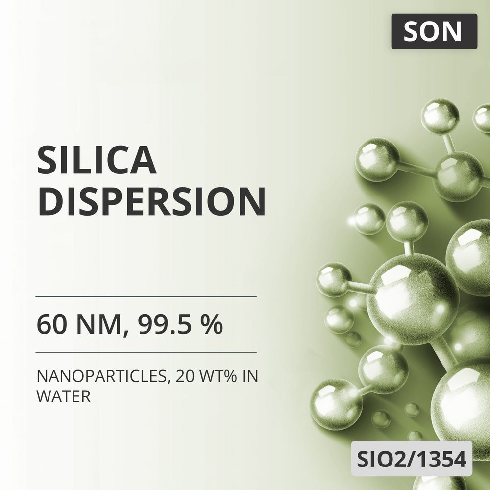 Silica Dispersion, 60 nm, 99.5 %, 20 wt% in Water (SIO2/1354)