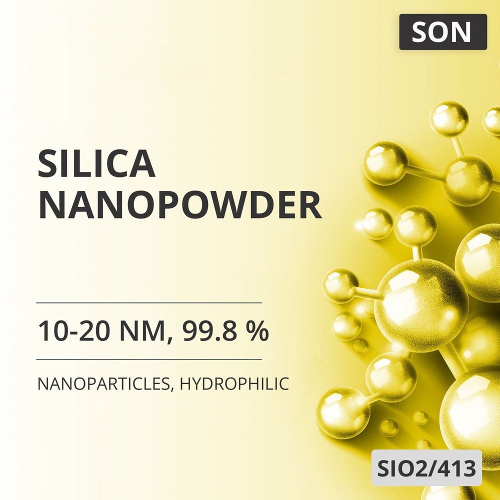 Silica Nanopowder, 10-20 nm, 99.8 %, Hydrophilic (SIO2/413)