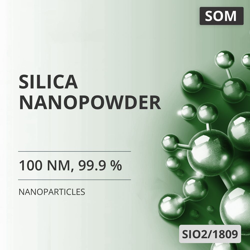 Silica Nanopowder, 100 nm, 99.9 % (SIO2/1809)