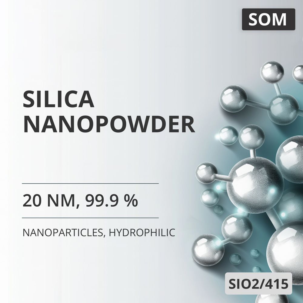 Silica Nanopowder, 20 nm, 99.9 %, Hydrophilic (SIO2/415)