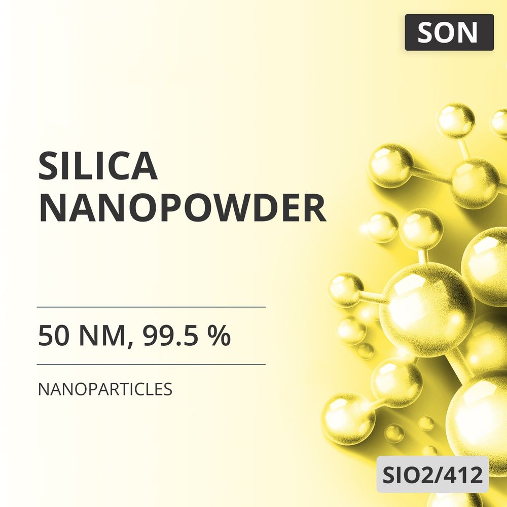 Silica Nanopowder, 50 nm, 99.5 % (SIO2/412)