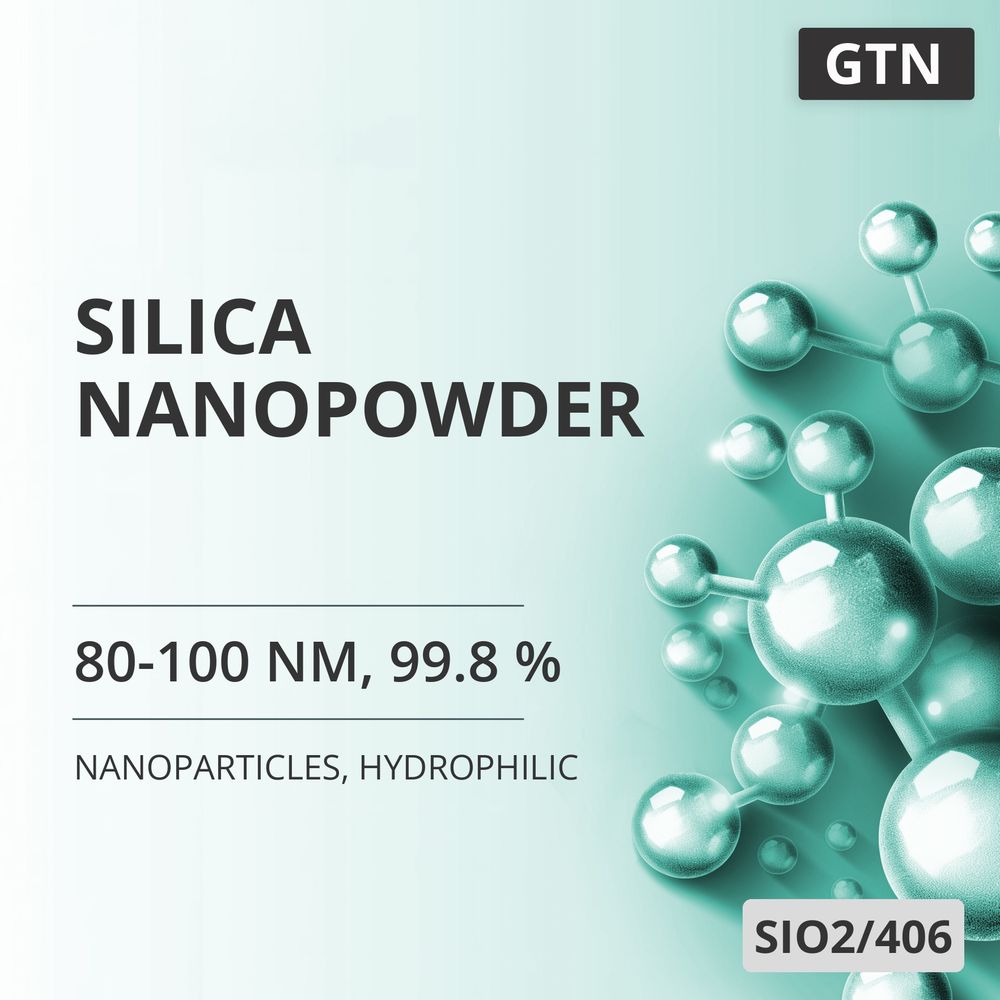 Silica Nanopowder, 80-100 nm, 99.8 %, Hydrophilic (SIO2/406)
