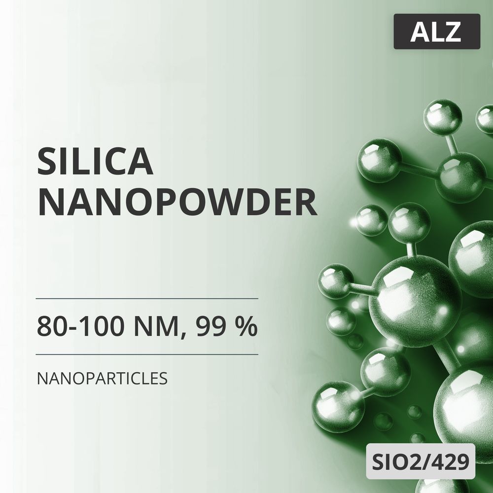 Silica Nanopowder, 80-100 nm, 99 % (SIO2/429)