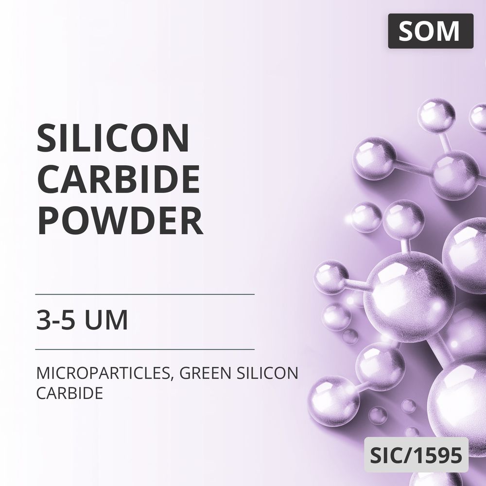 Silicon Carbide Powder, 3-5 um, Green Silicon Carbide (SIC/1595)