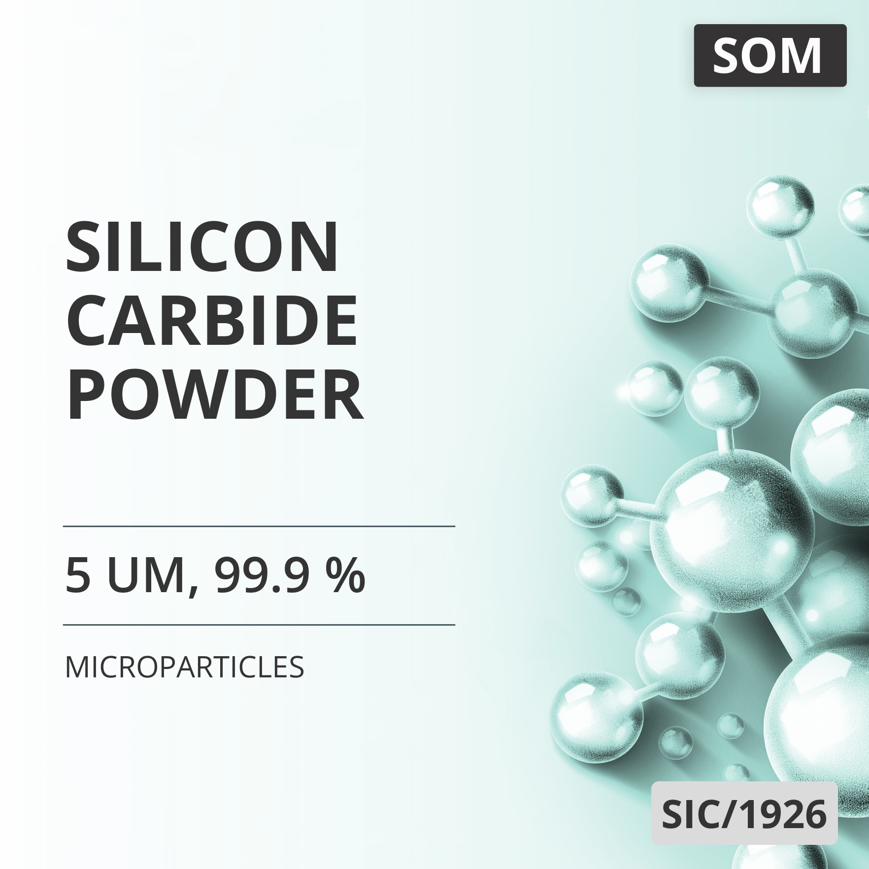 Silicon Carbide Powder, 5 um, 99.9 % (SIC/1926)