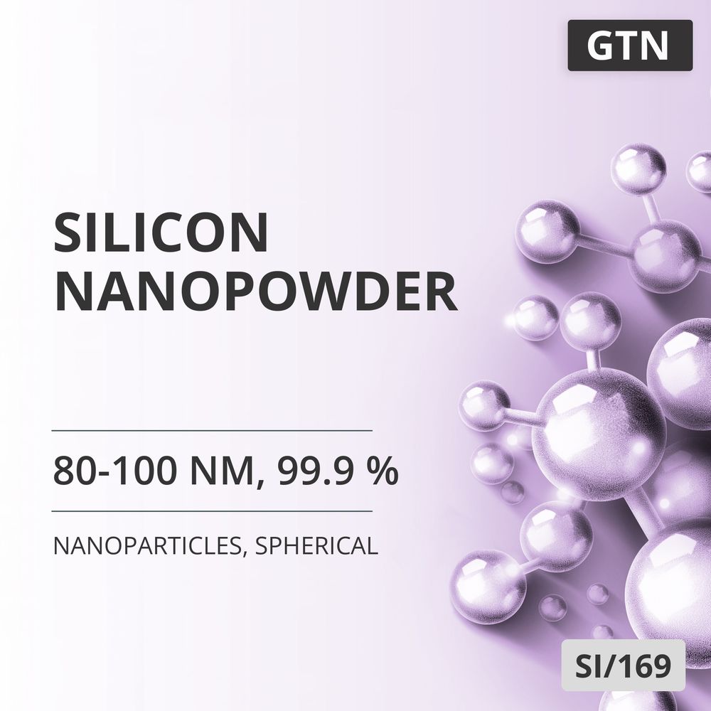 Silicon Nanopowder, 80-100 nm, 99.9 %, Spherical (SI/169)