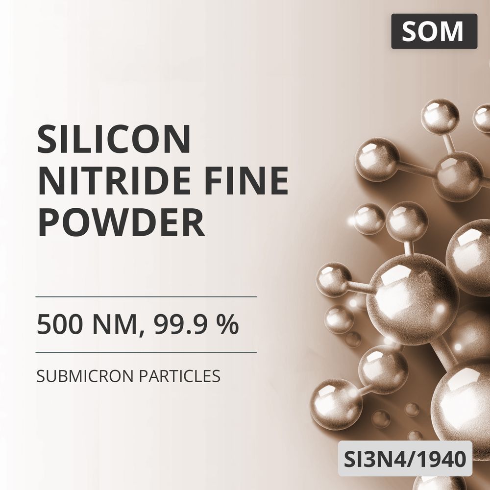 Silicon Nitride Fine Powder, 500 nm, 99.9 % (SI3N4/1940)