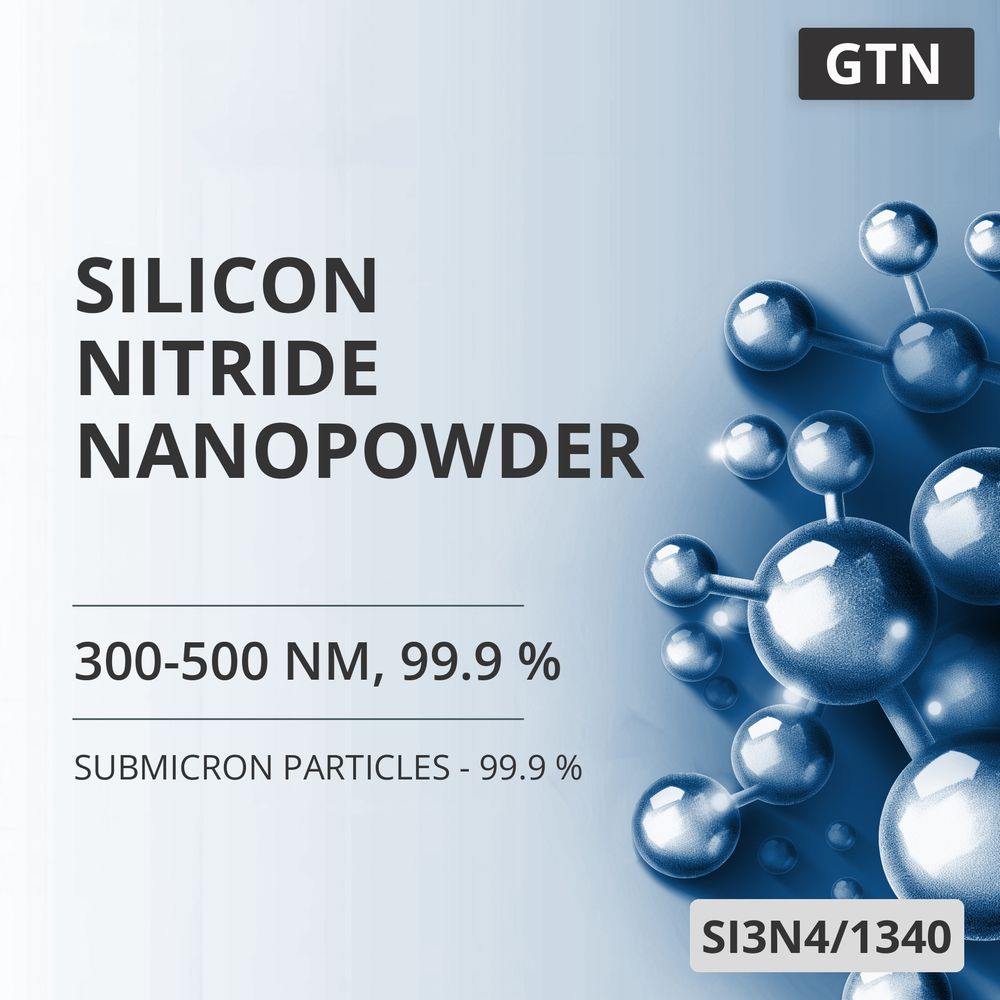 Silicon Nitride Nanopowder, 300-500 nm, 99.9 % - 99.9 % (SI3N4/1340)