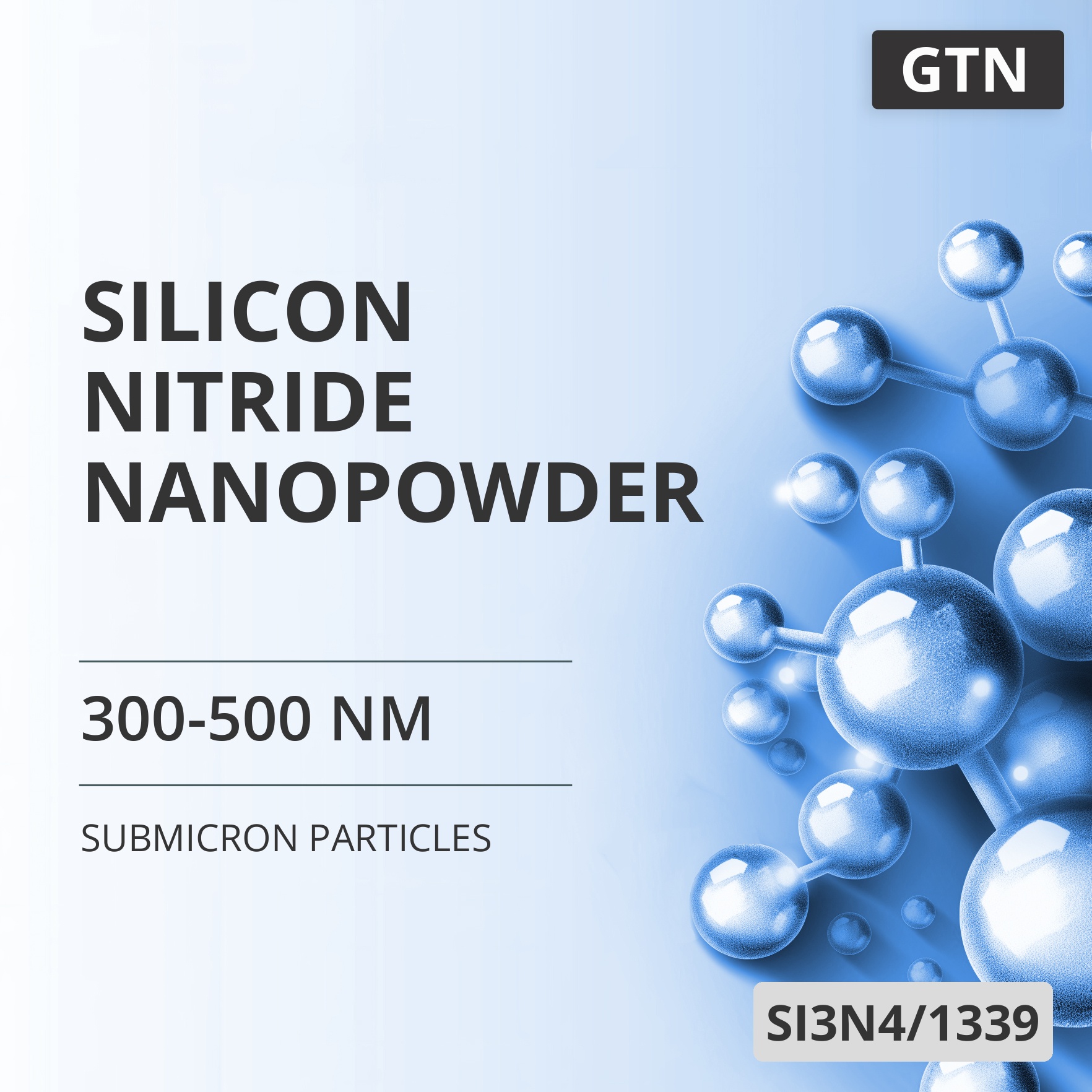 Silicon Nitride Nanopowder, 300-500 nm (SI3N4/1339)