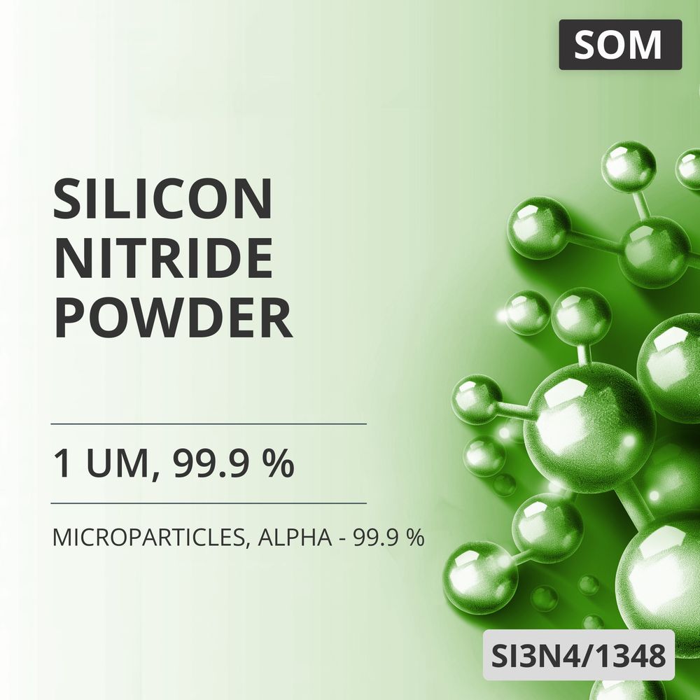 Silicon Nitride Powder, 1 um, 99.9 %, Alpha - 99.9 % (SI3N4/1348)