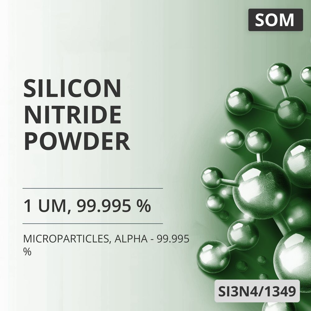 Silicon Nitride Powder, 1 um, 99.995 %, Alpha - 99.995 % (SI3N4/1349)