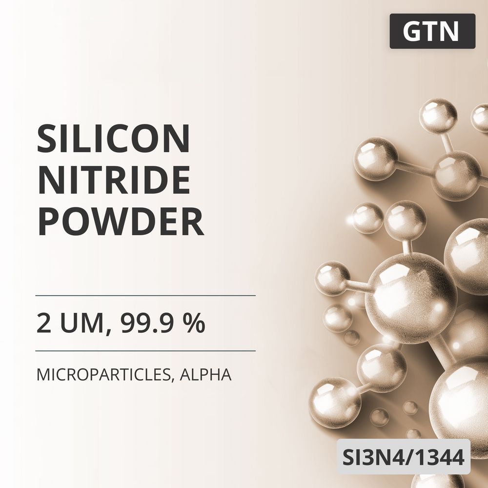 Silicon Nitride Powder, 2 um, 99.9 %, Alpha (SI3N4/1344)