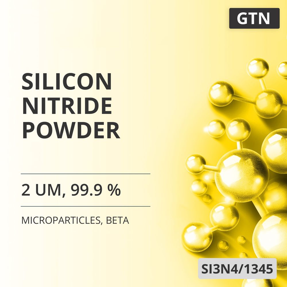 Silicon Nitride Powder, 2 um, 99.9 %, Beta (SI3N4/1345)
