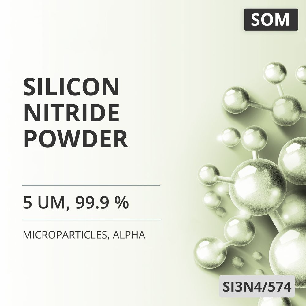 Silicon Nitride Powder, 5 um, 99.9 %, Alpha (SI3N4/574)