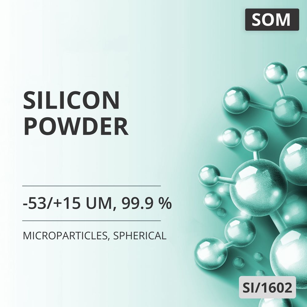Silicon Powder, -53/+15 um, 99.9 %, Spherical (SI/1602)