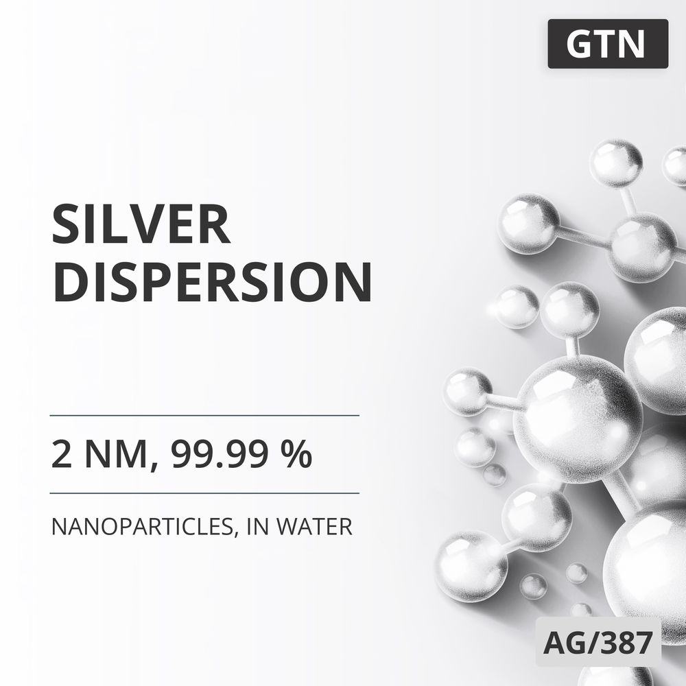 Silver Dispersion, 2 nm, 99.99 %, in Water (AG/387)