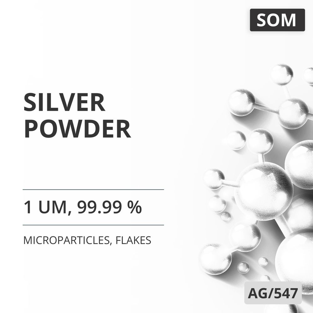 Silver Powder, 1 um, 99.99 %, Flakes (AG/547)