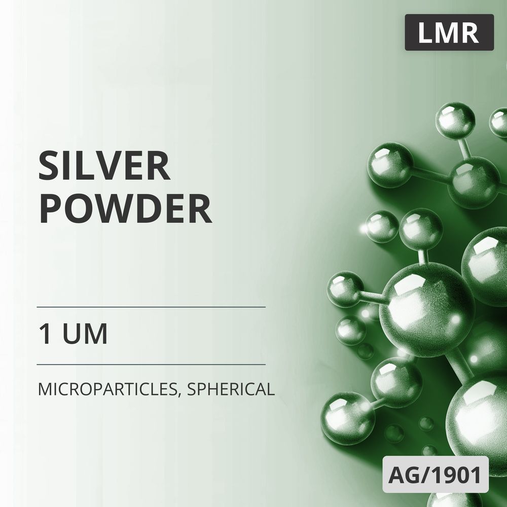 Silver Powder, 1 um, Spherical (AG/1901)