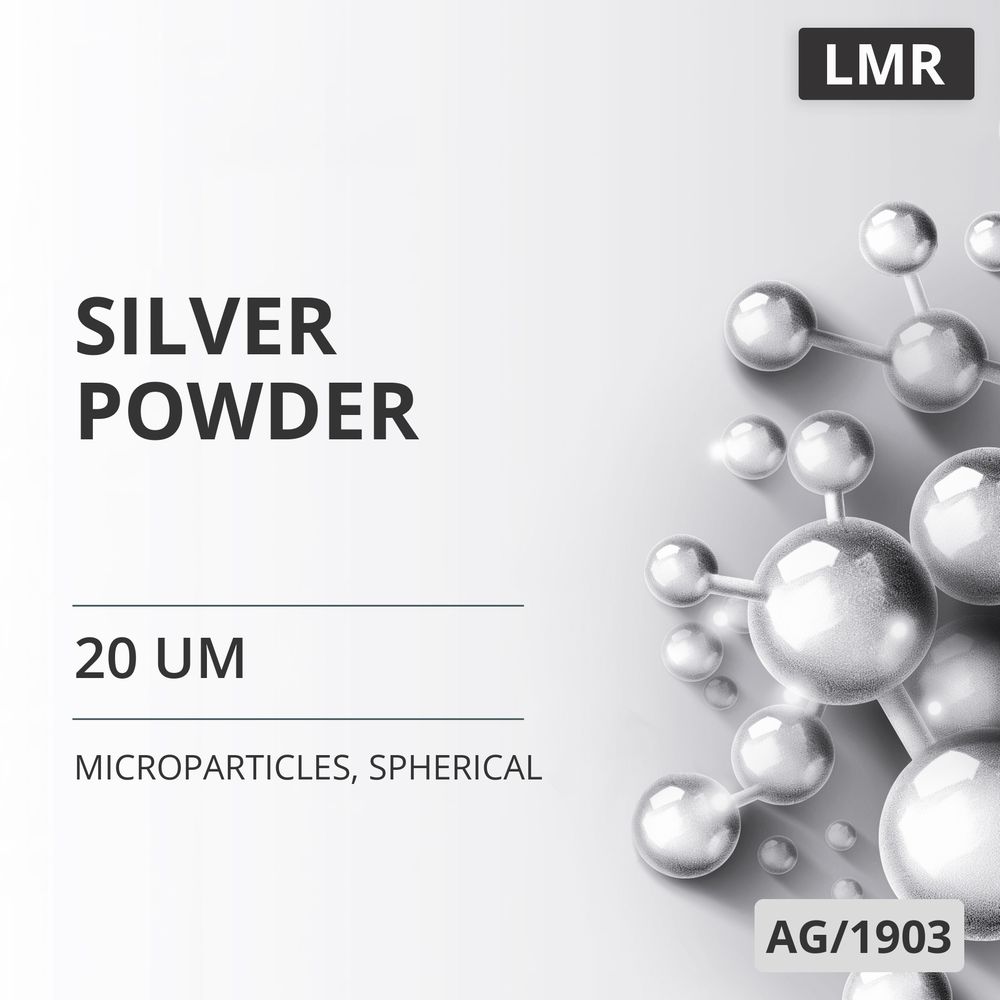Silver Powder, 20 um, Spherical (AG/1903)