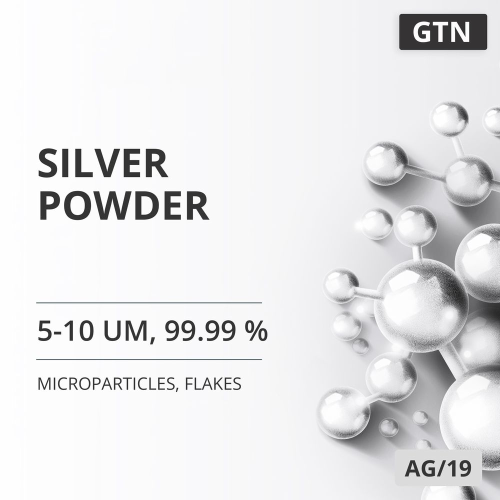Silver Powder, 5-10 um, 99.99 %, Flakes (AG/19)