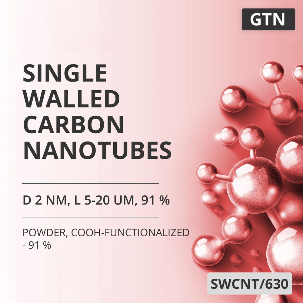 Single-Walled Carbon Nanotubes, D 2 nm, L 5-20 um, 91 %, COOH-Functionalized - 91 % (SWCNT/630)