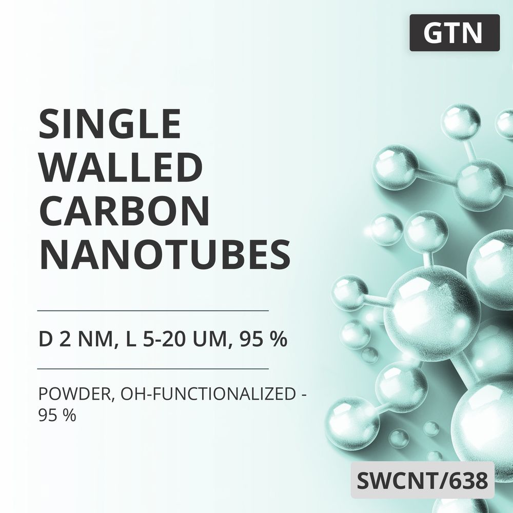 Single-Walled Carbon Nanotubes, D 2 nm, L 5-20 um, 95 %, OH-Functionalized - 95 % (SWCNT/638)