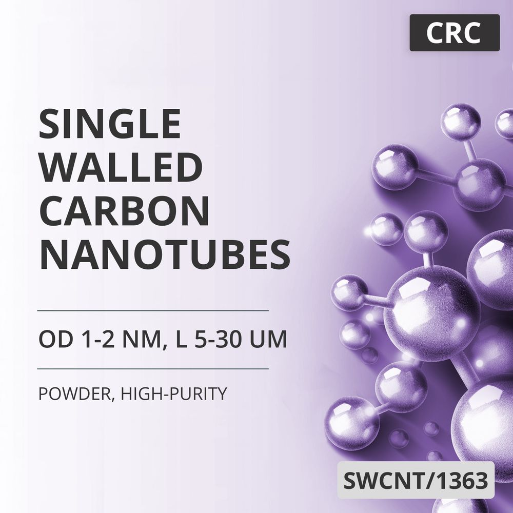 Single-Walled Carbon Nanotubes, OD 1-2 nm, L 5-30 um, 90 wt%, High-Purity (SWCNT/1363)