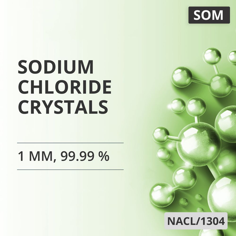 Sodium Chloride Crystals, 1 mm, 99.99 % (NACL/1304)