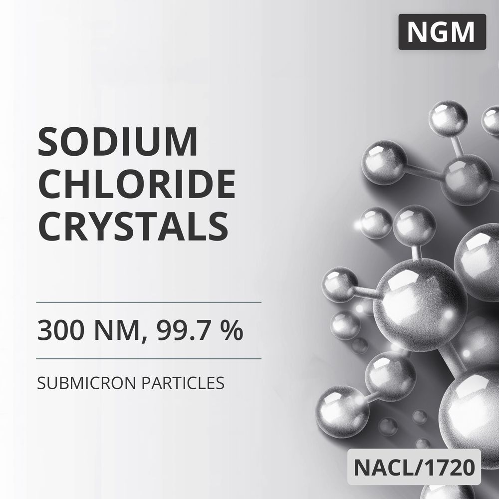 Sodium Chloride Crystals, 300 nm, 99.7 % (NACL/1720)
