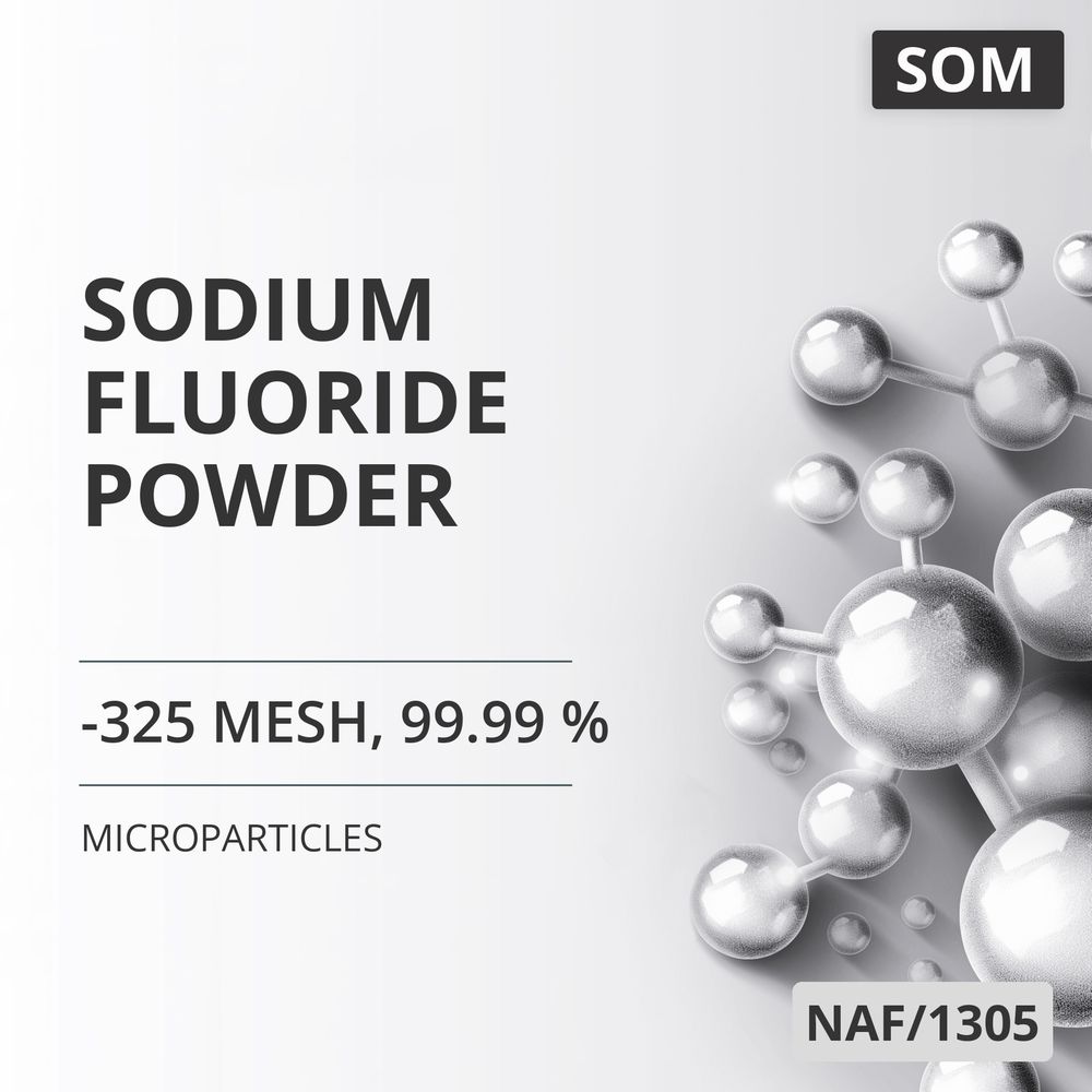 Sodium Fluoride Powder, -325 Mesh, 99.99 % (NAF/1305)