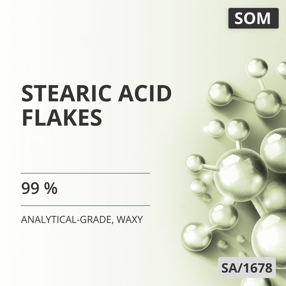 Stearic Acid Flakes, 99 %, Analytical-Grade, Waxy (SA/1678)