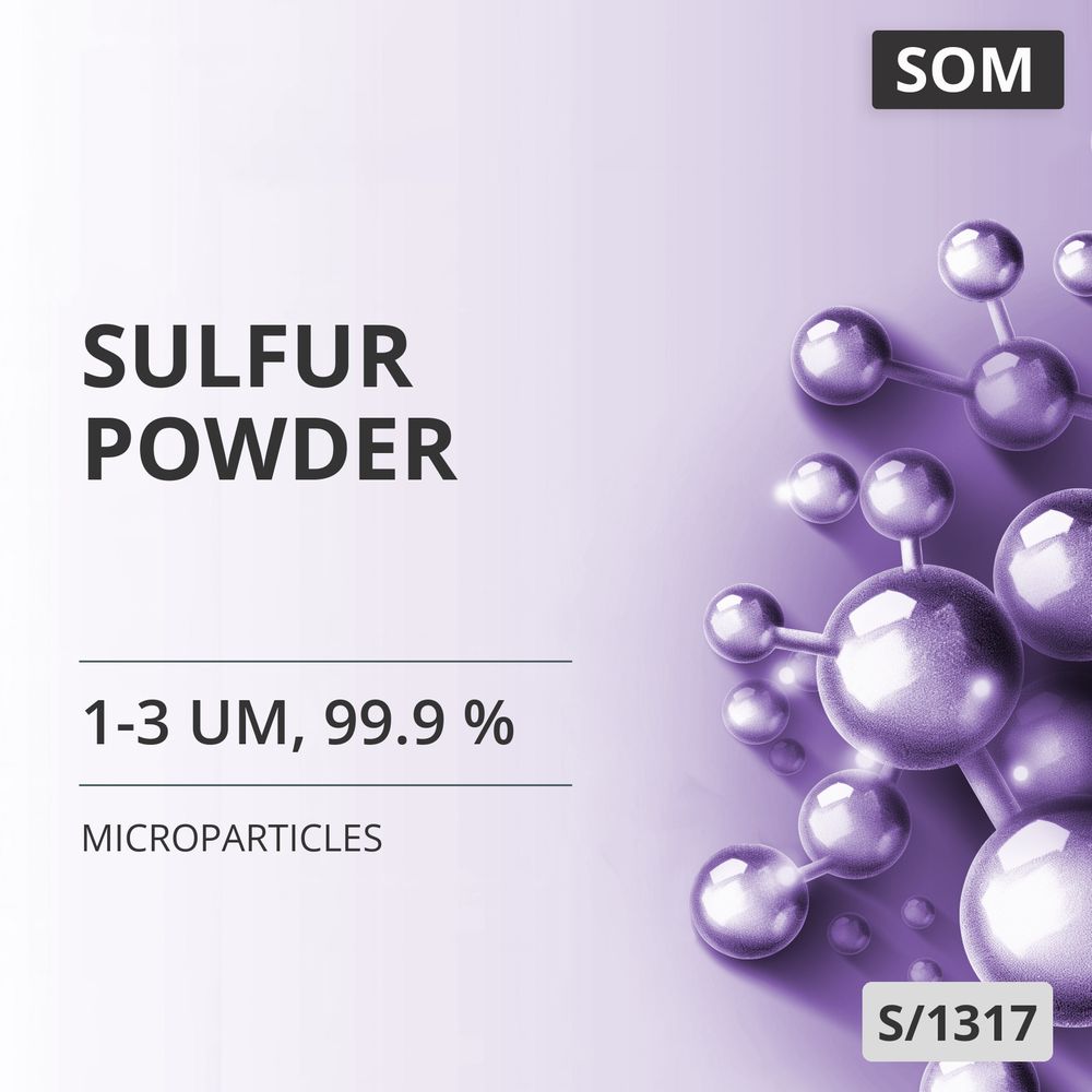 Sulfur Powder, 1-3 um, 99.9 % (S/1317)