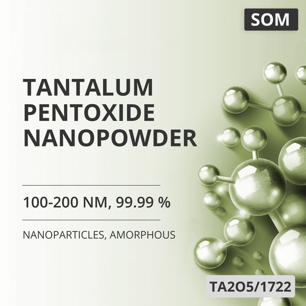 Tantalum Pentoxide Nanopowder, 100-200 nm, 99.99 %, Amorphous (TA2O5/1722)