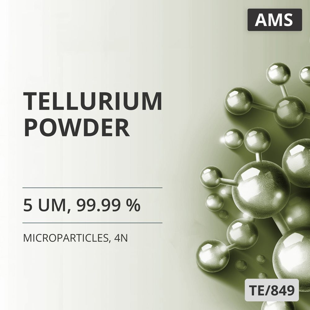 Tellurium Powder, 5 um, 99.99 %, 4N (TE/849)