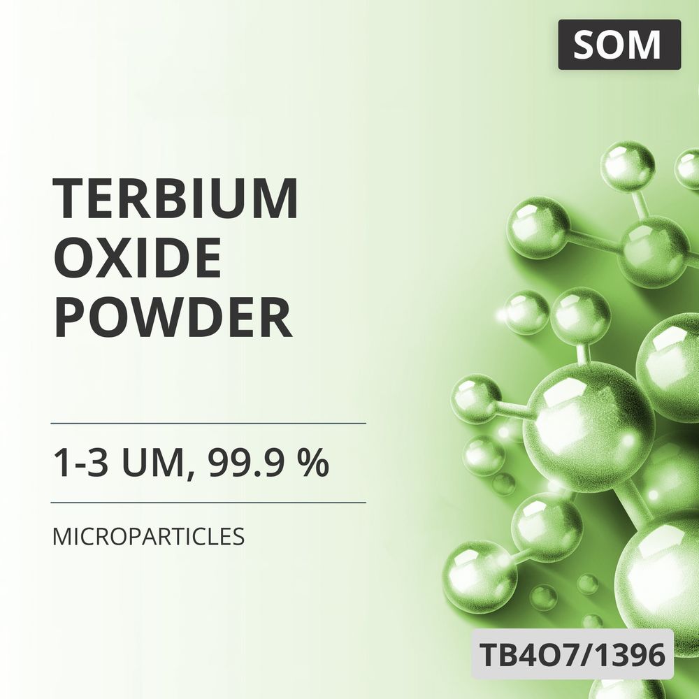 Terbium Oxide Powder, 1-3 um, 99.9 % (TB4O7/1396)