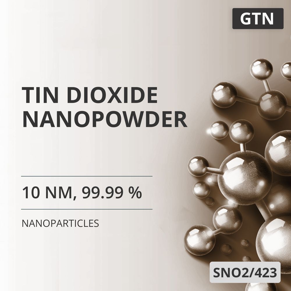 Tin Dioxide Nanopowder, 10 nm, 99.99 % (SNO2/423)