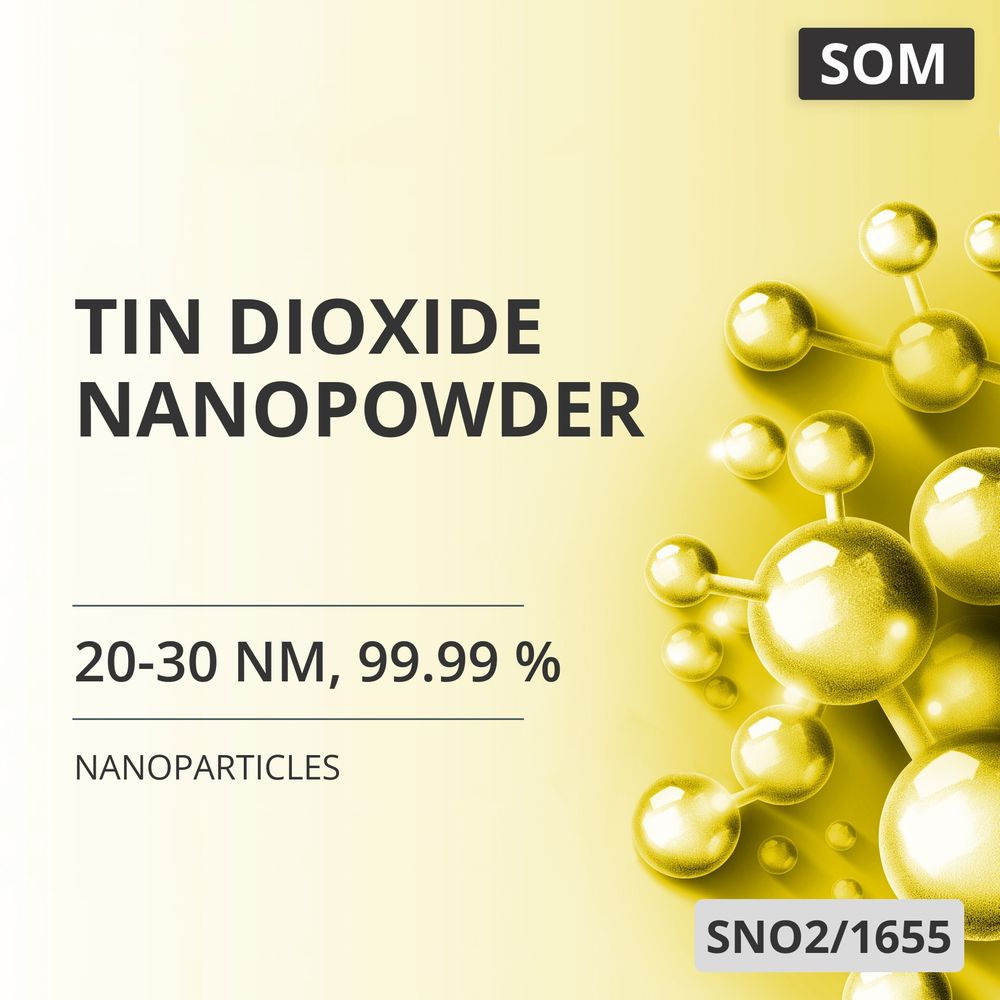 Tin Dioxide Nanopowder, 20-30 nm, 99.99 % (SNO2/1655)