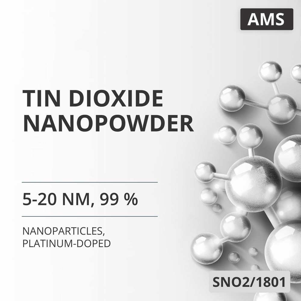 Tin Dioxide Nanopowder, 5-20 nm, 99 %, Platinum-Doped (SNO2/1801)