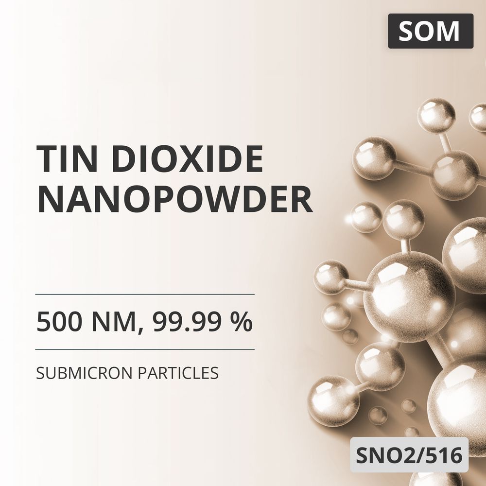 Tin Dioxide Nanopowder, 500 nm, 99.99 % (SNO2/516)