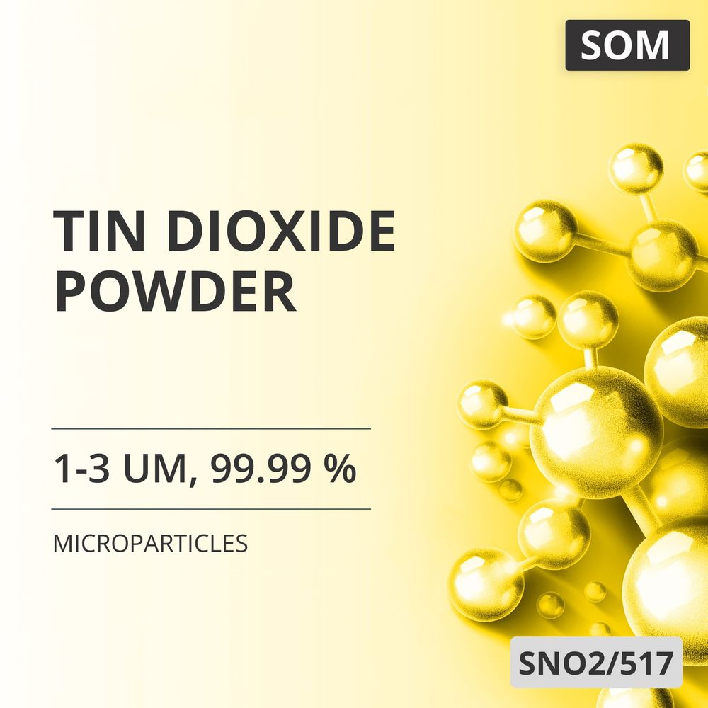 Tin Dioxide Powder, 1-3 um, 99.99 % (SNO2/517)