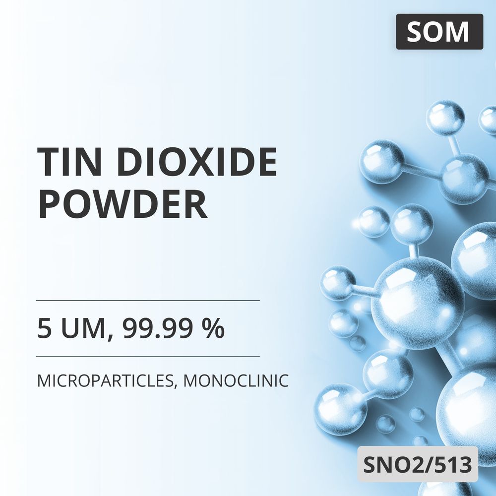 Tin Dioxide Powder, 5 um, 99.99 %, Monoclinic (SNO2/513)
