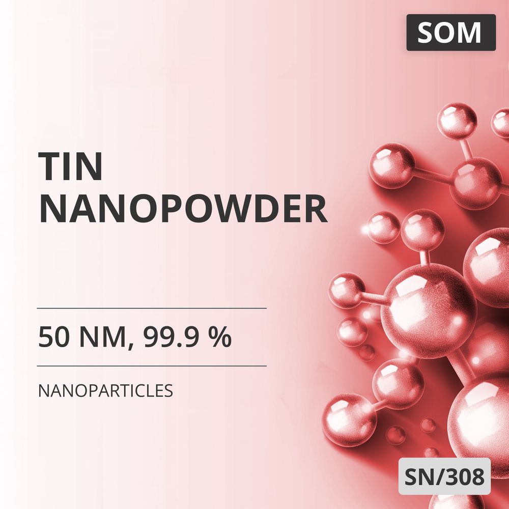 Tin Nanopowder, 50 nm, 99.9 % (SN/308)