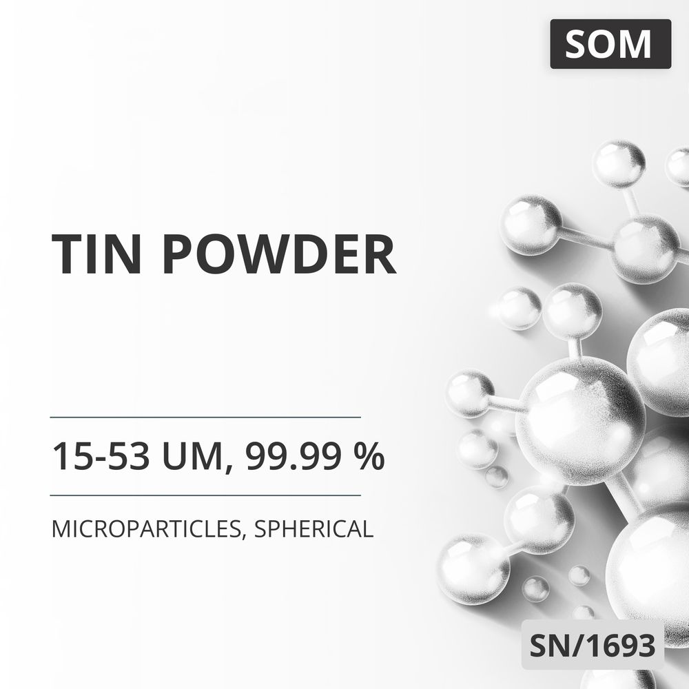 Tin Powder, 15-53 um, 99.99 %, Spherical (SN/1693)