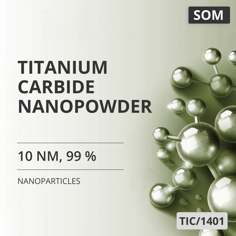 Titanium Carbide Nanopowder, 10 nm, 99 % (TIC/1401)