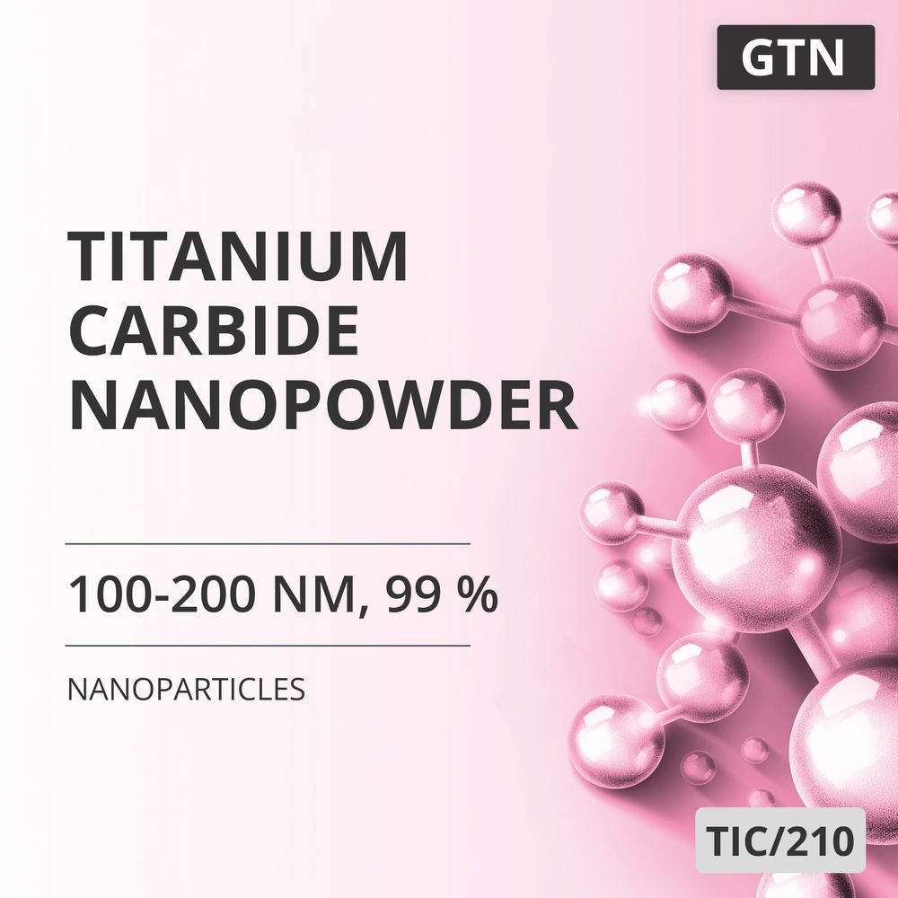 Titanium Carbide Nanopowder, 100-200 nm, 99 % (TIC/210)