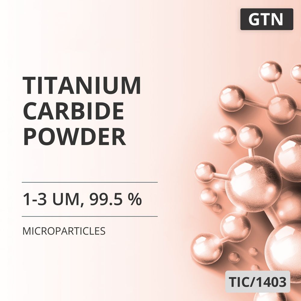 Titanium Carbide Powder, 1-3 um, 99.5 % (TIC/1403)